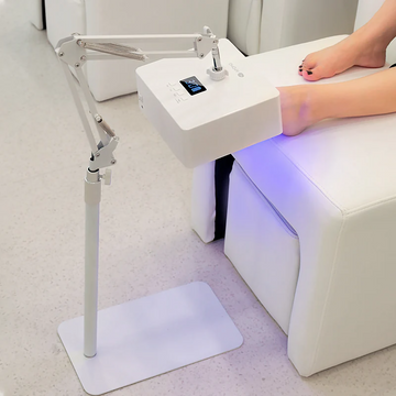 MG Foot Nail Lamp with Clamp (42W UV/LED) for Professional Gel Curing - Flexible Design for Hands & Feet 2 in 1